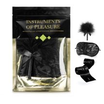 Bijoux Indiscrets Instruments of Pleasure Green zestaw akcesoriów relaksacyjnych, satyna