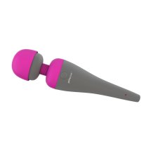 PalmPower Wand Massager sieciowy masażer relaksacyjny 19,5 cm, wielostopniowa regulacja, silikon