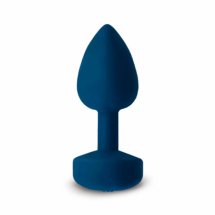 Gvibe Gplug Navy Blue Large – silikonowa anatomiczna zatyczka z wibracjami, 6 trybów, granatowa