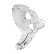 Perfect Fit Armour Tug Standard Przezroczysty anatomiczny pierścień intymny 43 mm, transparentny