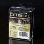Perfect Fit Ram Ring dwupak stylowy pierścień PF Blend, czarny, zestaw 2 sztuki