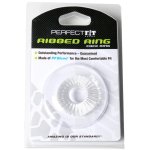 Perfect Fit Ribbed Ring Clear wytrzymały anatomiczny pierścień SilaSkin, przezroczysty