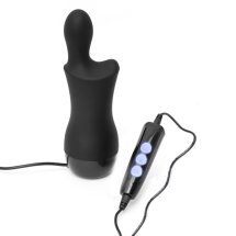 Doxy The Don Plug-In Black – wielofunkcyjny masażer przewodowy 4m, silne wibracje