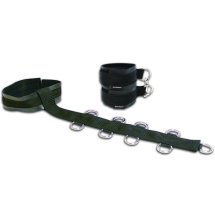 Sportsheets Neck & Wrist Restraint – neoprenowy zestaw z obrożą i kajdankami, regulowany, czarny