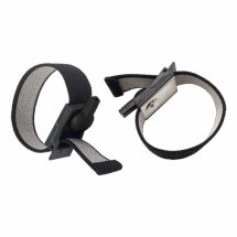 ElectraStim Adjustable Fabric Loops elastyczne opaski przewodzące 2 szt., regulowane, czarne