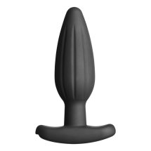 ElectraStim Rocker Medium plug analny z elektrostymulacją, silikon platinum, żebrowana tekstura