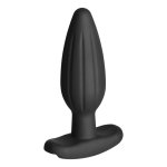 ElectraStim Rocker Medium plug analny z elektrostymulacją, silikon platinum, żebrowana tekstura