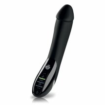 Mystim Tickling Truman eStim Black – urządzenie wibrujące z elektrostymulacją, 27 cm, dwa silniki