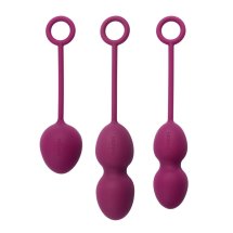 Svakom Nova Zestaw Kul Kegla Violet, 3 wagi, wodoodporne, silikon medyczny