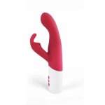 Tickler Vibes Ruby Rabbit Toyfriend silikonowy model dwusilnikowy 22,5 cm, 6 programów