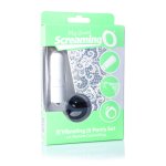 Screaming O Panty Vibe White – zdalny system wibracyjny z pilotem pierścionkiem, majtki, 10 programów