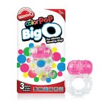 The Screaming O Color Pop Big O Pink – wibrujący pierścień silikonowy, 4 programy, różowy