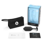 b-Vibe Snug Plug 3 czarny – silikonowy model anatomiczny z wagą 180,7g