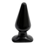 Doc Johnson Classic Plug Large Black – duży model anatomiczny, 14 cm, czarny, PVC
