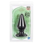 Doc Johnson Classic Plug Large Black – duży model anatomiczny, 14 cm, czarny, PVC