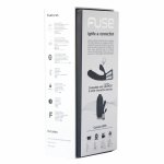 Kiiroo OhMiBod Fuse Black – interaktywne urządzenie intymne Bluetooth, panel dotykowy