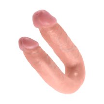 King Cock Double-Ended Model 13,9 cm – podwójny anatomiczny kształt, dwie średnice