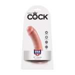 King Cock Model 6 Inch Flesh – Pipedream, system z przyssawką, anatomiczna powierzchnia 15,2 cm