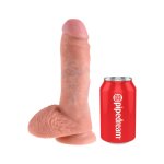 King Cock Model 8 Inch Flesh – anatomiczny model z przyssawką, 20,3 cm, Pipedream