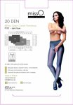 MissO P101 Rajstopy z wycięciem ciemnoniebieskie XXL – połysk, elastyczne, anatomiczny system