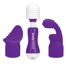 Bodywand Mini Purple – kompaktowy masażer wielofunkcyjny USB, 10 programów, 13 cm