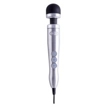 Doxy Die Cast 3 Wand Massager Silver – kompaktowy masażer aluminiowy z silikonową główką