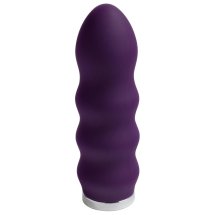MiaMaxx Xara Sleeve Wave Purple – falista nakładka silikonowa 13,5 cm, medyczny silikon
