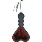 Sportsheets S&M Enchanted Heart Paddle – dwustronna packa serce 26 cm, futerko i gładka powierzchnia