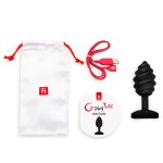 Gvibe Gplug Twist wibrujący korek spiralny silikonowy 3,9 cm, 6 programów, ładowanie magnetyczne