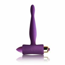 Rocks-Off Petite Sensations Teazer Purple wibrujący korek anatomiczny silikonowy, 7 trybów
