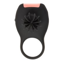 Tokyo Design Glamfit Black – silikonowy pierścień intymny, 5 trybow, czarny, ładowany USB
