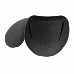 Bye Bra Shoulder Bra Pads Black – czarne poduszki na ramiona, pianka poliuretanowa, bezszwowe, 1 para