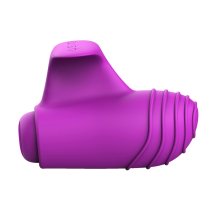 B Swish bteased Basic Orchid – stymulator palcowy silikonowy, 5 programów, wodoodporny, fioletowy