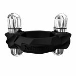 Bathmate HydroVibe Black – wibrująca nakładka silikonowa do pompki wodnej, 2 wibratory, 100 trybów