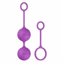 B Swish bfit Basic Orchid – system do ćwiczeń mięśni Kegla, silikonowy, 2 kulki, wodoodporny