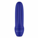 B Swish bmine Basic Reflex Blue – mini masażer wodoodporny, 8,7cm, 5 programów, niebieski