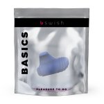 B Swish bteased Basic Denim – silikonowa nakładka wibrująca na palec, 5 programów, wodoodporna