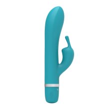 B Swish Bwild Classic Bunny Jade – dwusilnikowy masażer intymny, wodoodporny, 15,2 cm, 5 programów