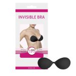 Bye Bra Invisible Bra C Czarny – samonośny biustonosz bez ramiączek, czarny, wielokrotnego użycia