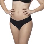 Bye Bra Invisible Hipster S 2-pack – majtki bezszwowe nude & black, komfortowy zestaw