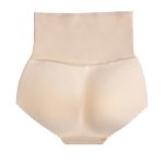 Bye Bra Padded Panties L – majtki modelujące sylwetkę, Nude, wysoki stan, pianka