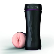 Mystim Opus E-Masturbator – system do elektrostymulacji z anatomiczną wkładką TPE, 21,5 cm