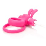 Screaming O Charged Ohare XL Pink – podwójny pierścień wibrujący, silikon, 10 trybów
