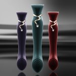 ZALO Queen Set Twilight Purple – model z funkcją pulsacji PulseWave i ogrzewania
