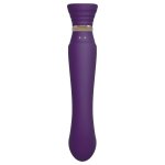 ZALO Queen Set Twilight Purple – model z funkcją pulsacji PulseWave i ogrzewania