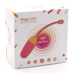Magic Motion Vini Orange – model kieszonkowy z aplikacją, 7 trybów, silikon medyczny, 9,5 cm