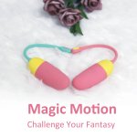 Magic Motion Vini Orange – model kieszonkowy z aplikacją, 7 trybów, silikon medyczny, 9,5 cm
