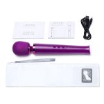 Le Wand Petite Massager Cherry – kompaktowy masażer silikonowy, 10 intensywności, USB, wodoodporny