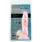 Addiction Party Marty silikonowy model konfetti 19 cm z przyssawką i miniwibratorem