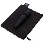 Fifty Shades of Grey Sensation Mini Wand masażer silikonowy USB czarny, 15 programów